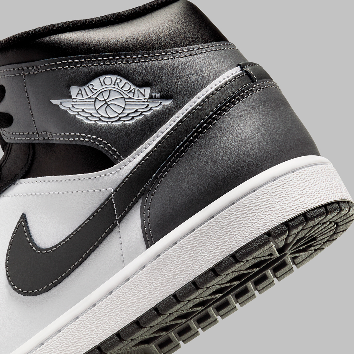 Air Jordan 1 Mid Black Iron Grey White Dq8426 001 3