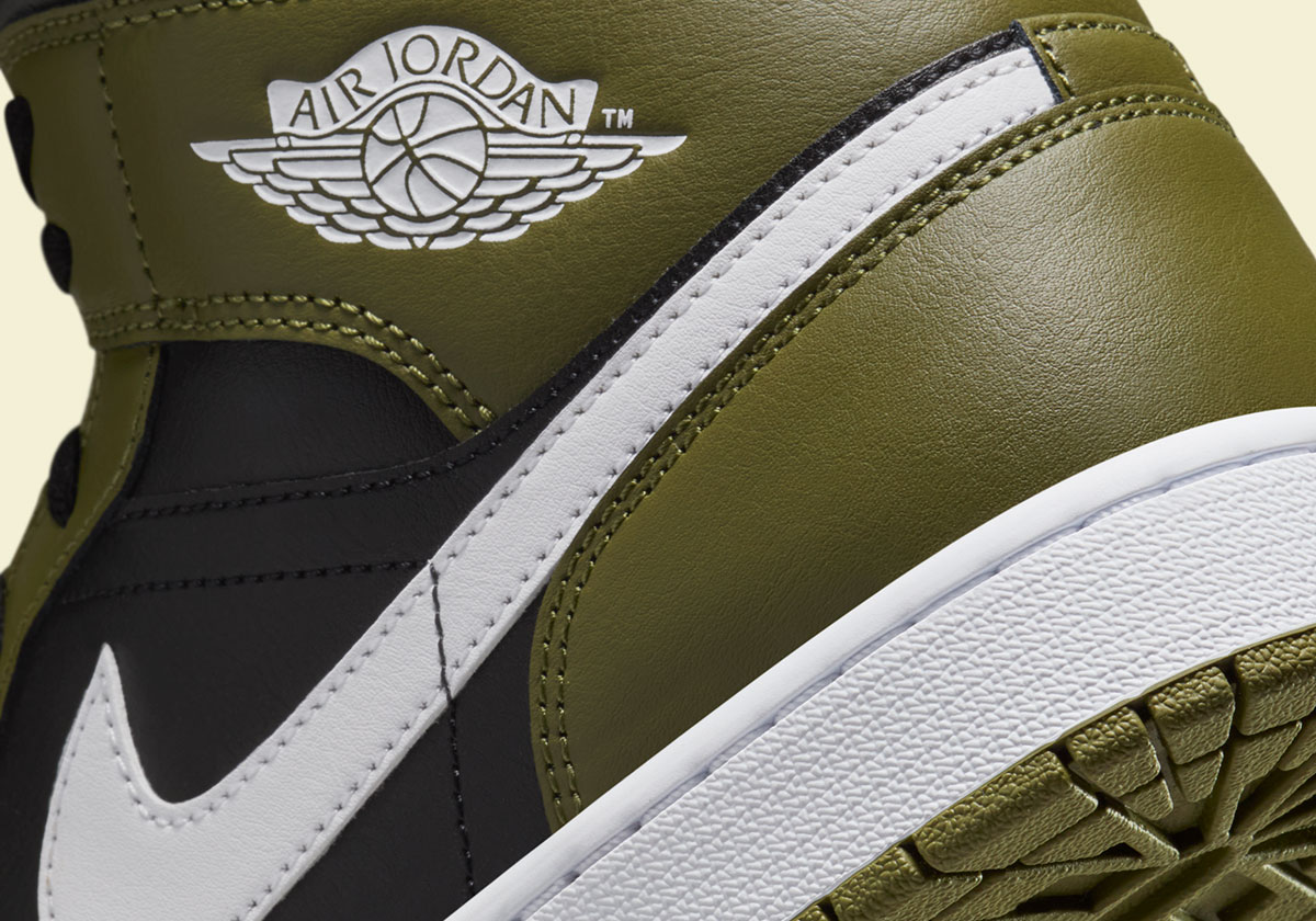 The Air Jordan 1 Mid Towers In “Sequoia”