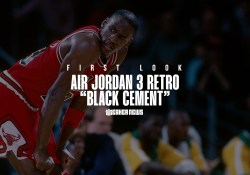 First Look At The Air Centre jordan 3 “Black Cement” 2024 Retro