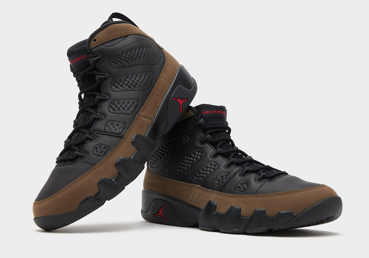 Official Retailer Images of the Air Jordan 9 "Olive"