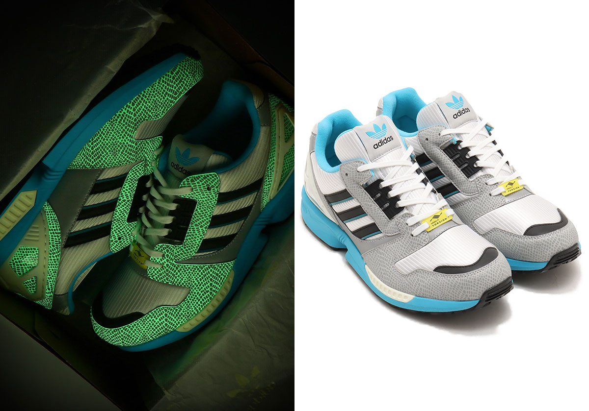 adidas activewear for boys shoes clearance atmos x adidas ZX 8000 Glow In The Dark Snake 2024 IH3363 EiprShops