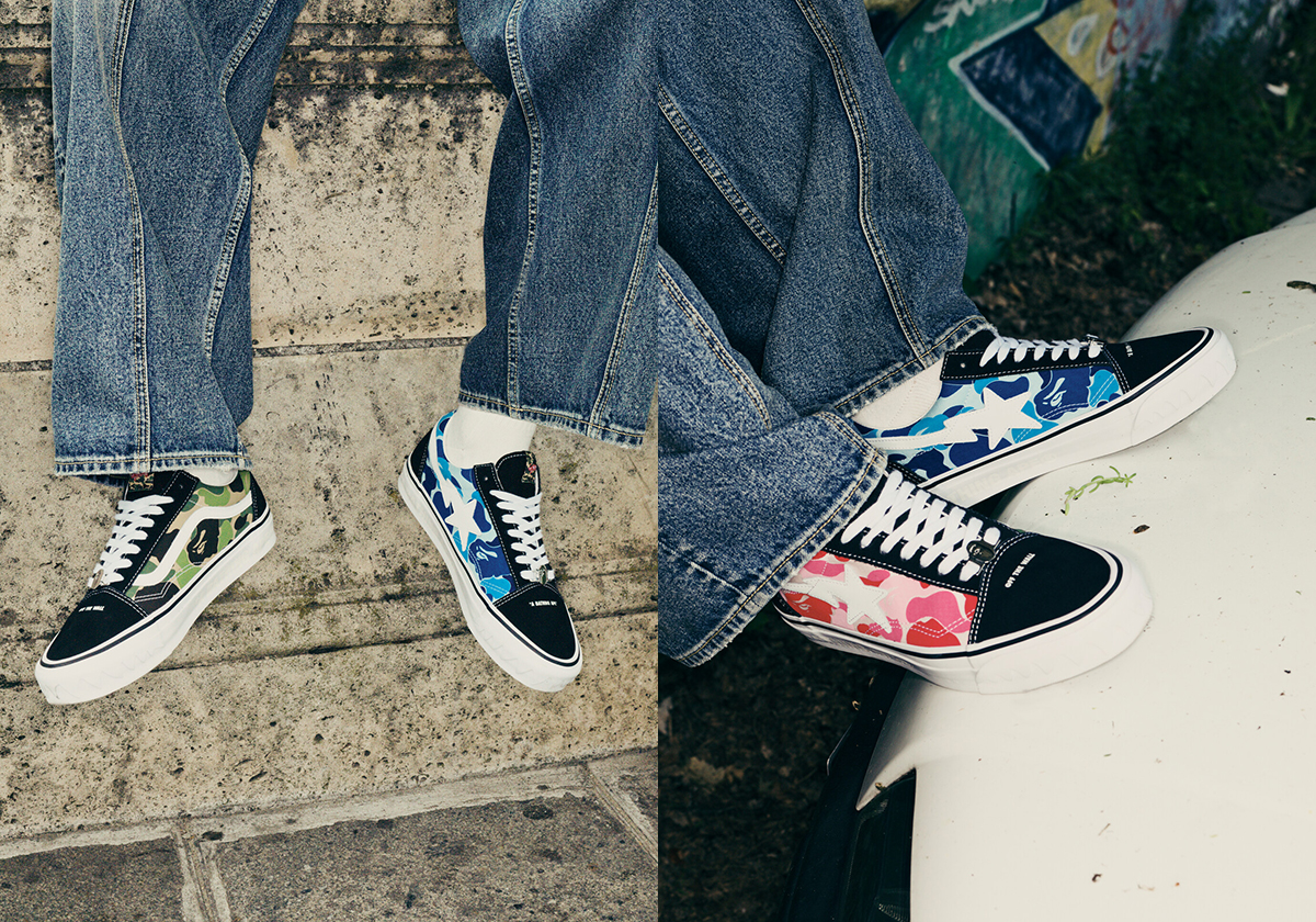 Bape Vans Sk8 Mid Old Skool Release Date SneakerNews