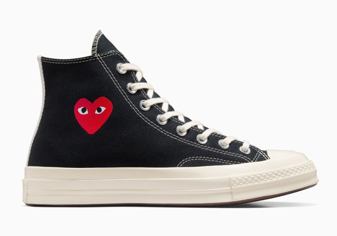 Cdg Heart Converse Chuck 70 A08801c