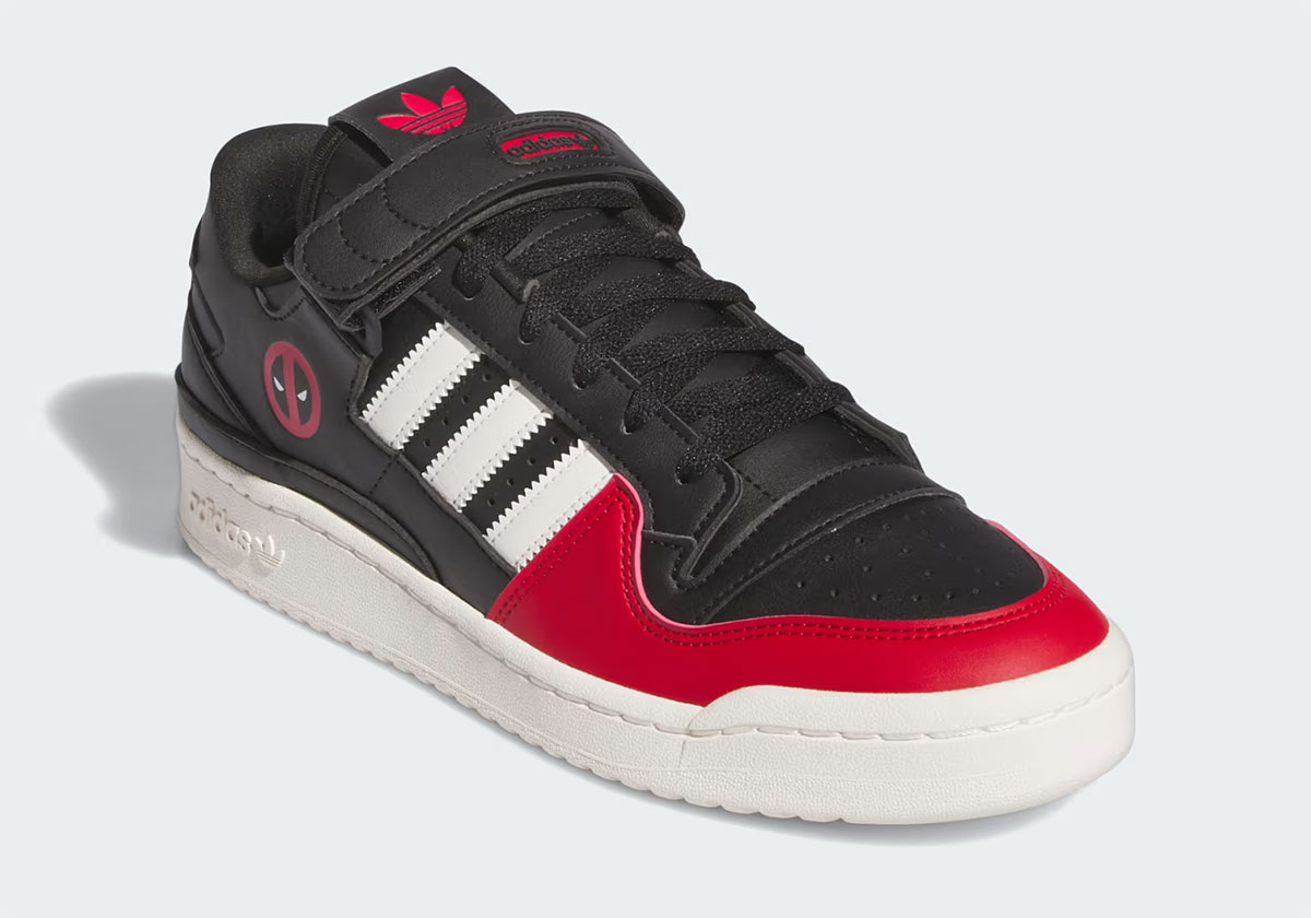 Deadpool Adidas Forum Low Kidpool Jr2481 4