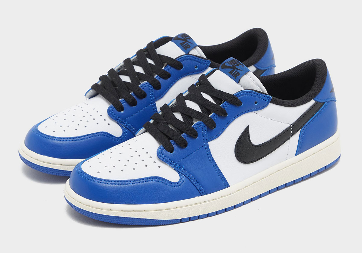 Official Retailer Images Of The Air Jordan 1 Retro Low OG “Game Royal”