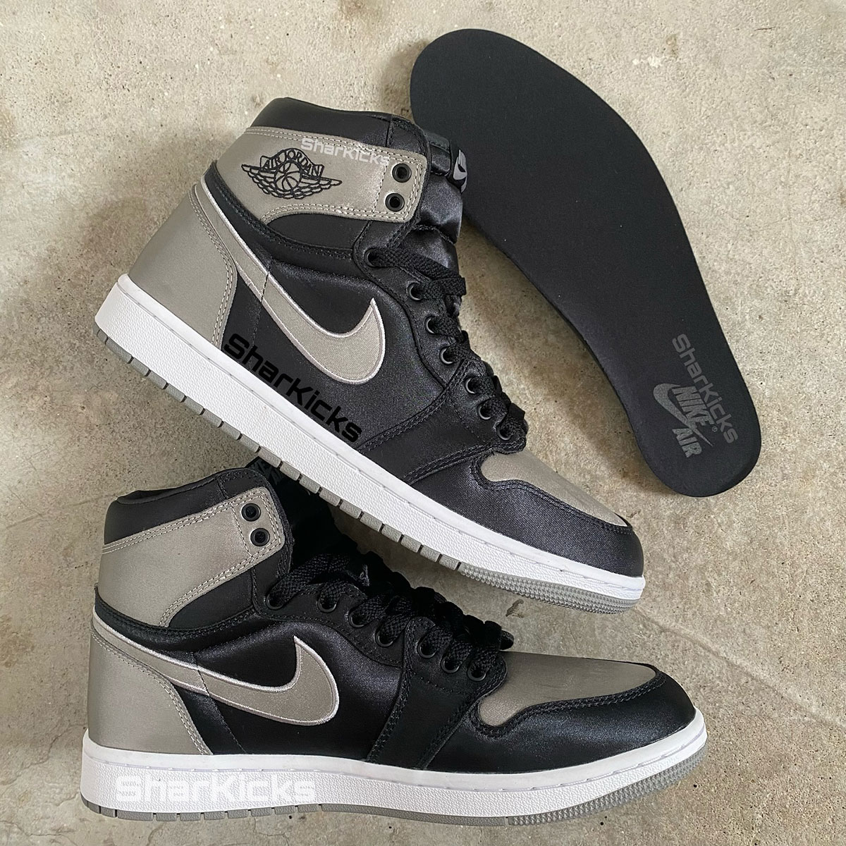 Jordan 1 shadow satin best sale