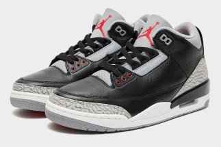 Official Images Of The Air Jordan 3 “Black Cement” 2024 Retro