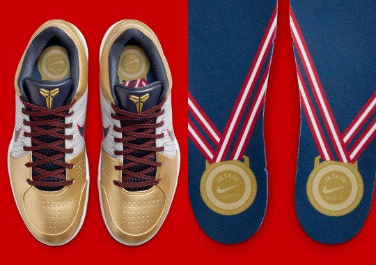 Nike Brings Back The Kobe 4 “Gold Medal” As Team USA Looks To Redeem Itself Once Again