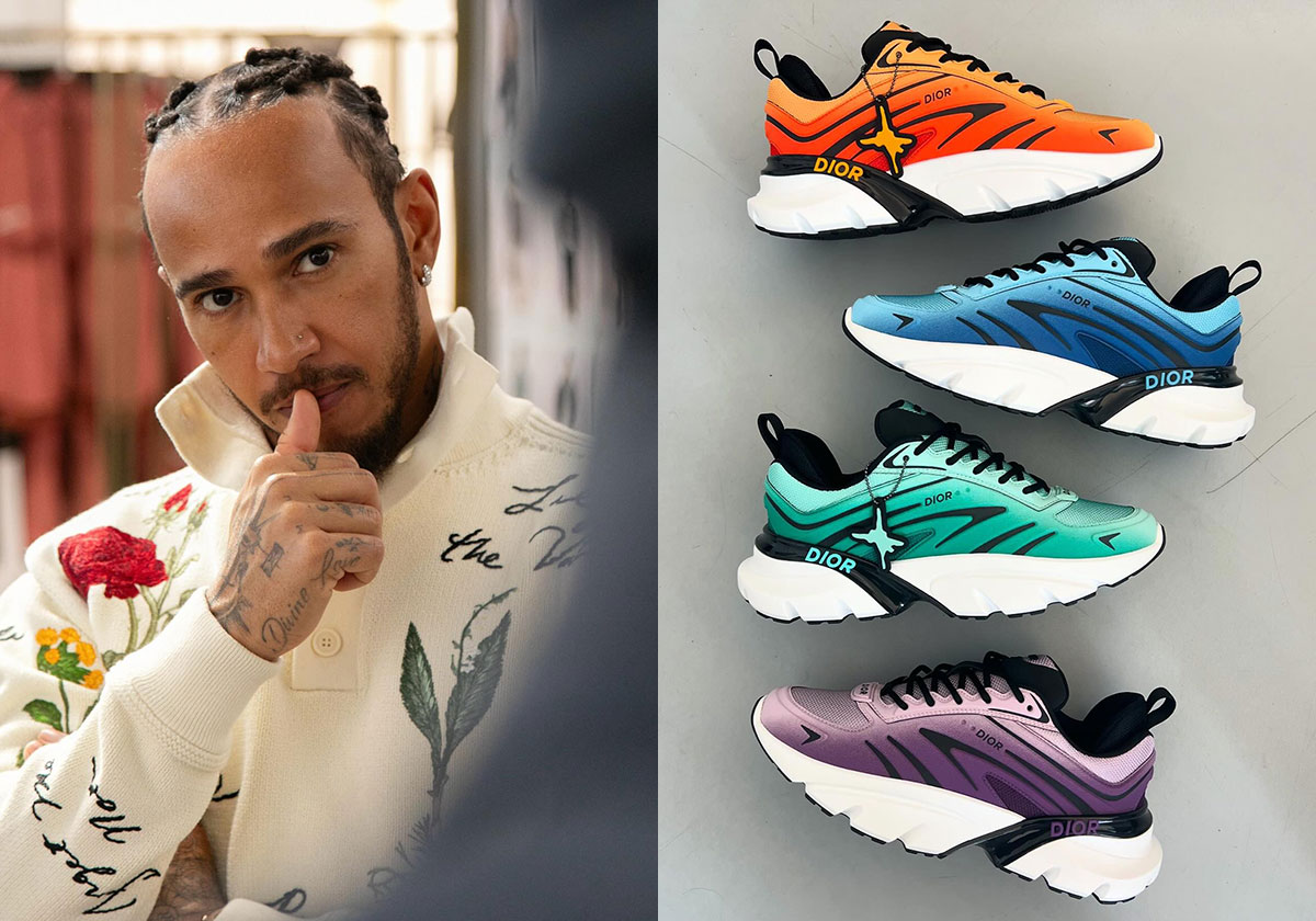 Lewis Hamilton And Dior Are Releasing A Sneaker Collaboration