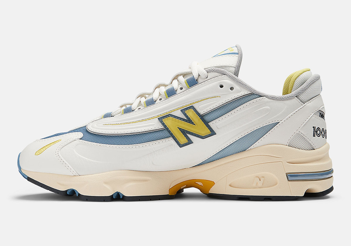 New Balance 1000 Cream Yellow Blue M1000ca 6