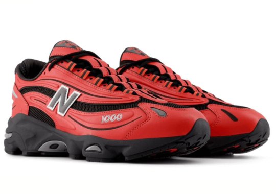 New Balance 1000 Goes Bold In Red And Black