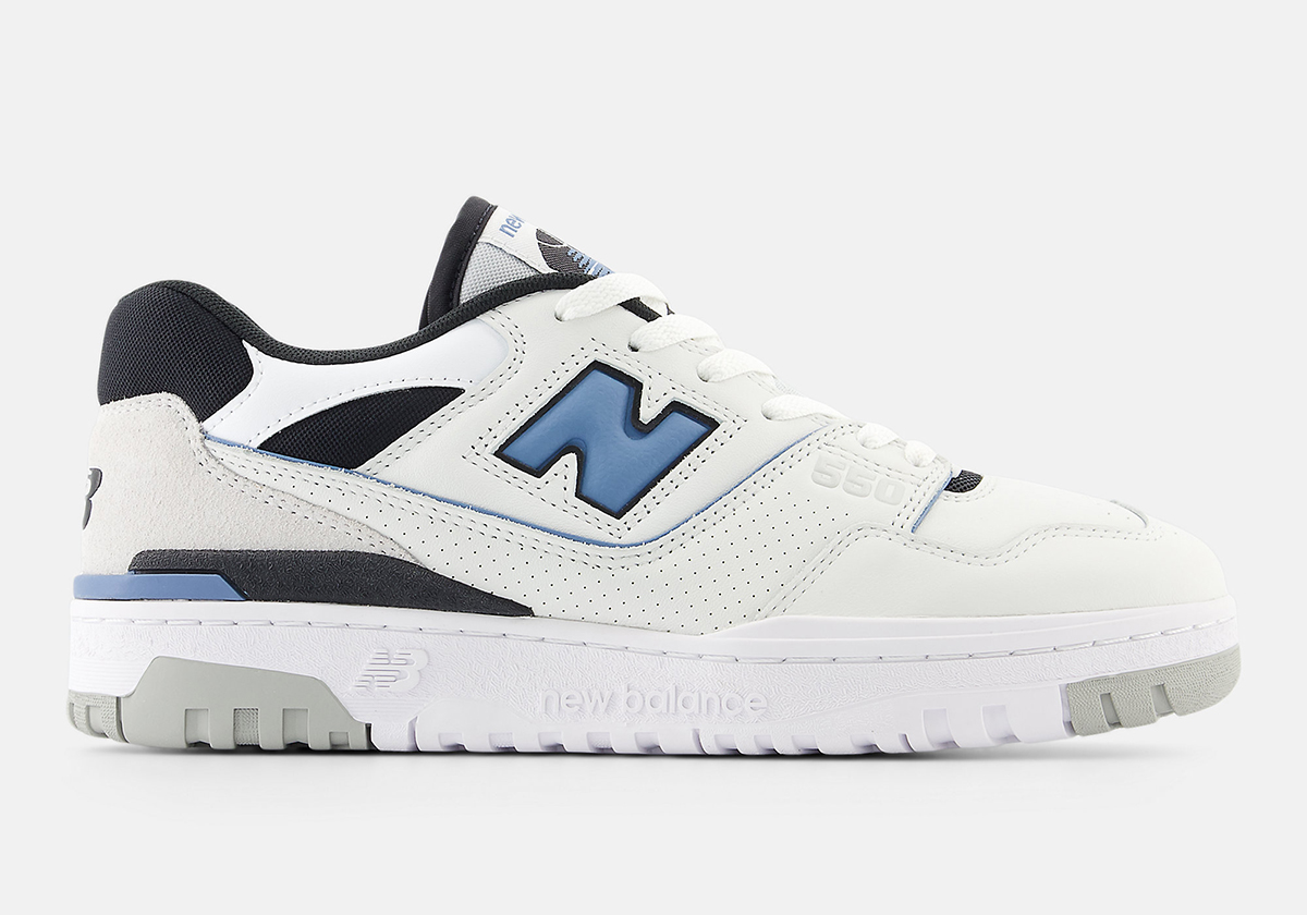 New Balance 550 White Black Blue Bb550esf 2