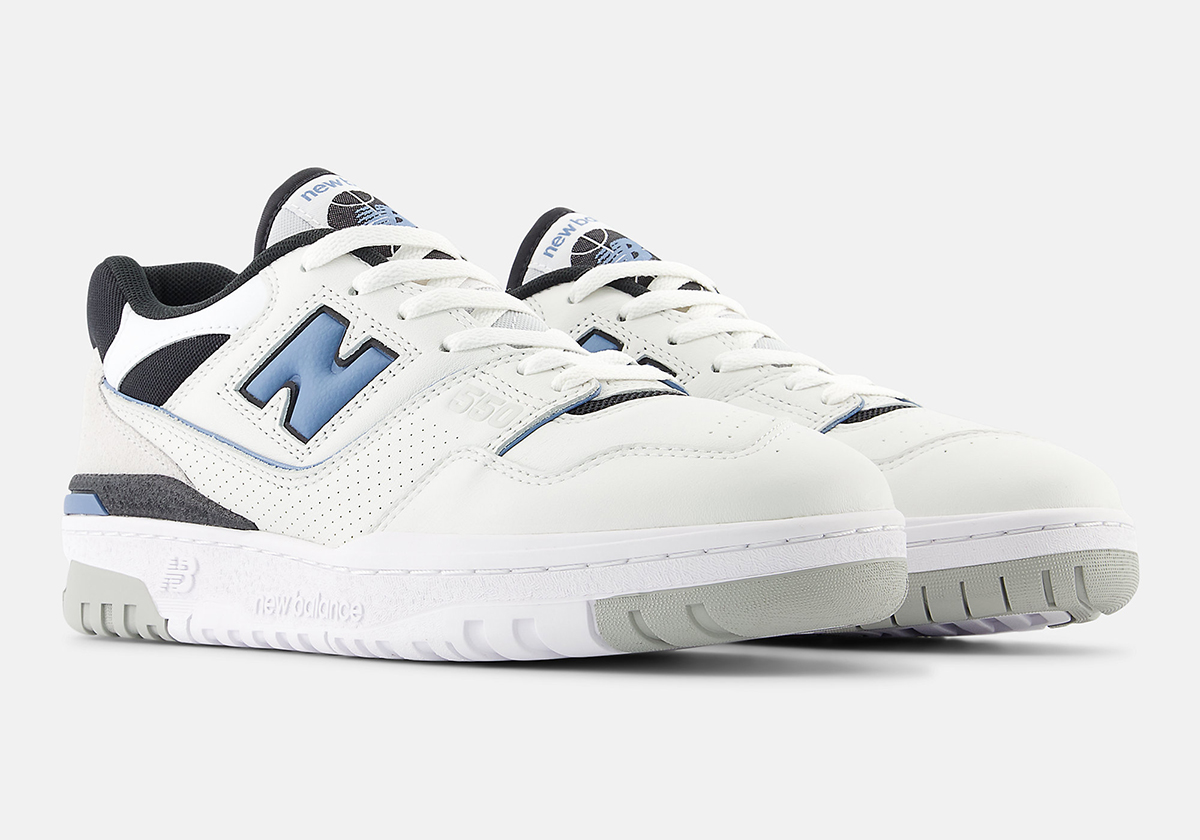 New Balance 550 White Black Blue Bb550esf 3