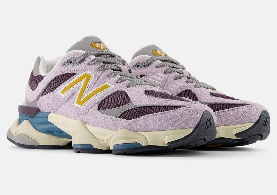 Hairy Suede Wraps The New Balance 9060 "Lavender/Burgundy"