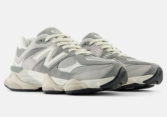 Yet Shorts New Balance 9060 Appears Draped In Grey Tones