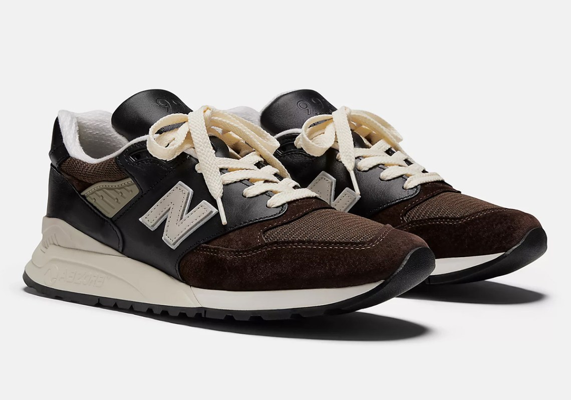 куртка лосини new balance Made In Usa Black Sea Salt Brown U998re 1