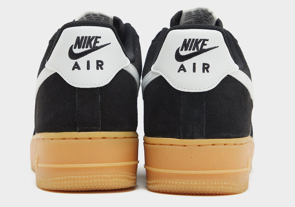 Nike Air Force 1 Low Black White Gum 6