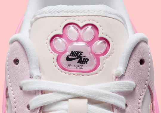 This player Nike Air Force 1 Low Comes With A Bubble "Paw Print"