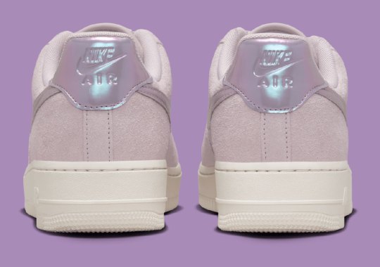 Pearlized Purple Accentuates The Nike Air Force 1 Low "Platinum Violet"