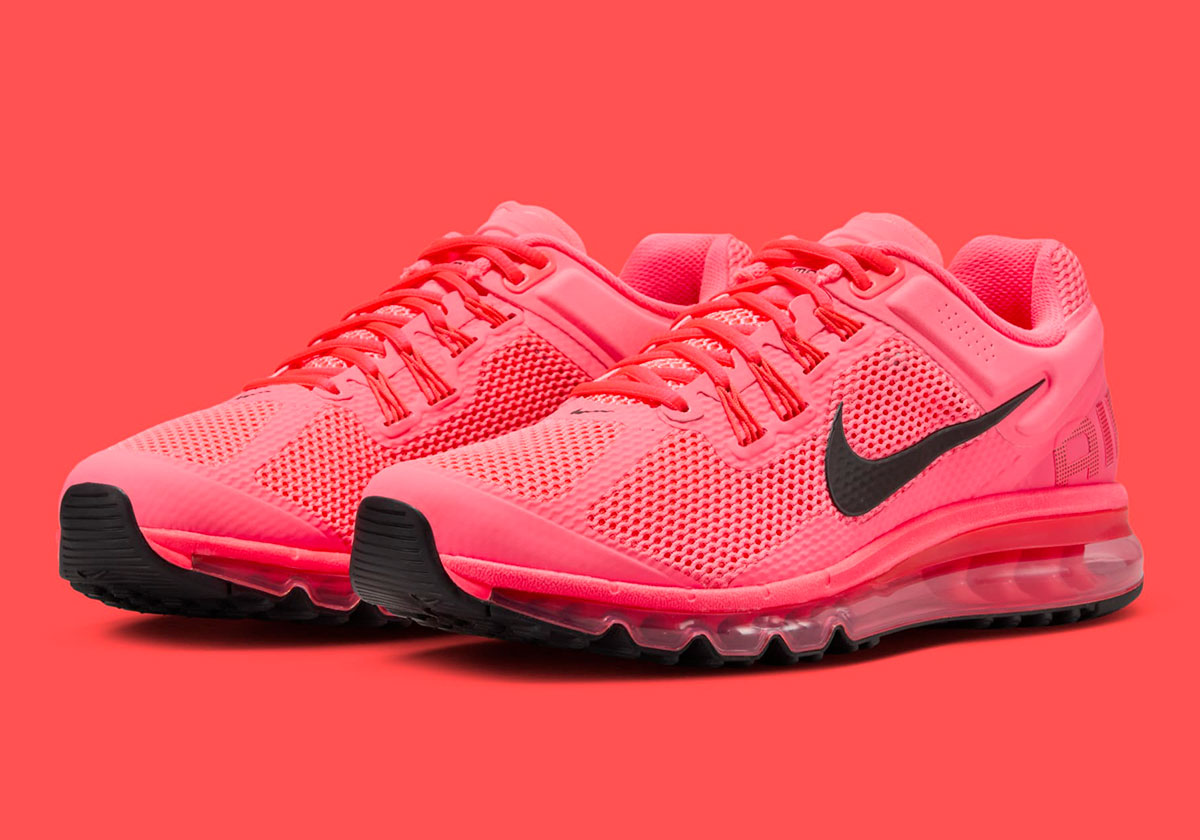 The Nike Air Max 2013 Continues Its Neon Embrace In "Hot Punch"