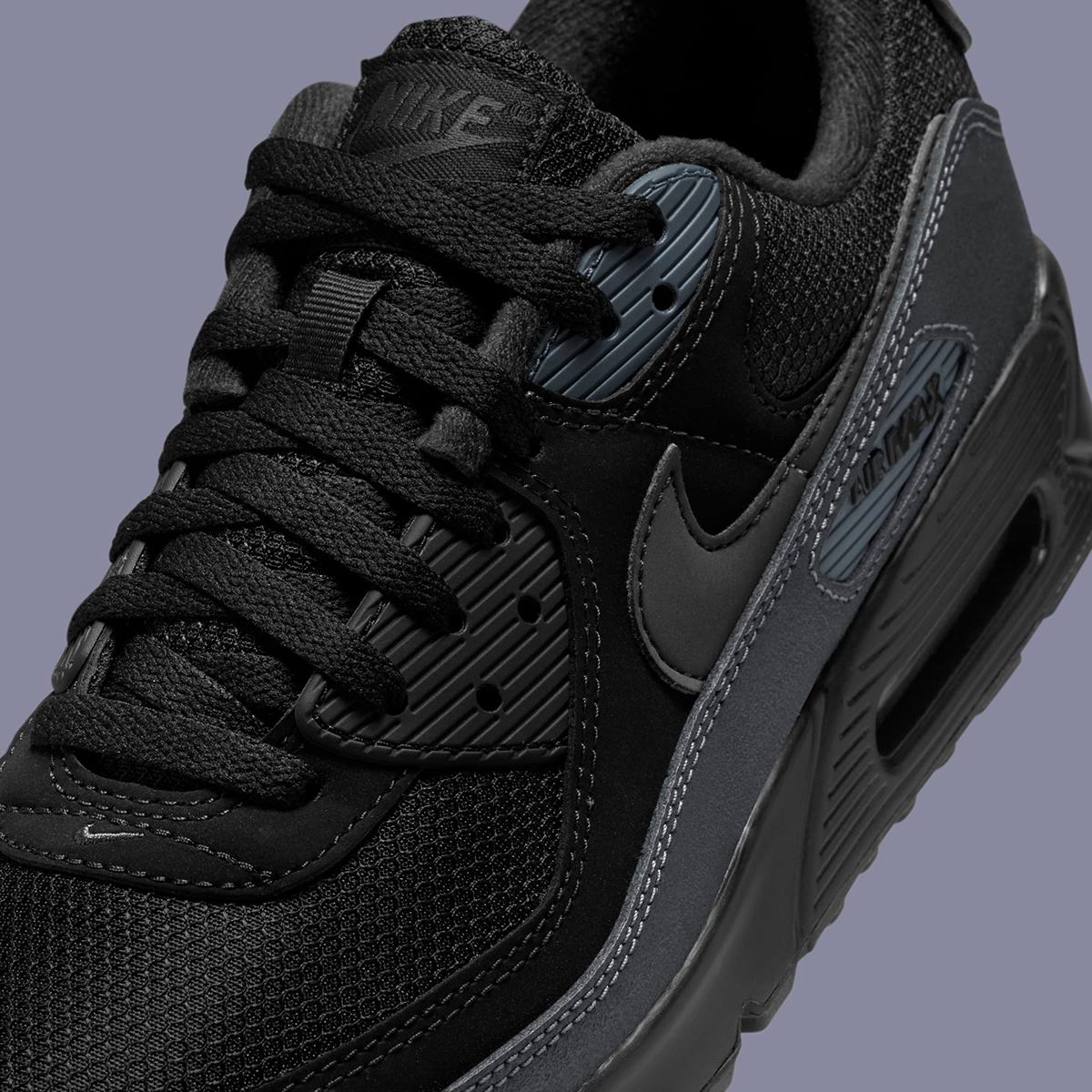 Nike Air Max 90 Black Reflective Swoosh Hq3828 002 5