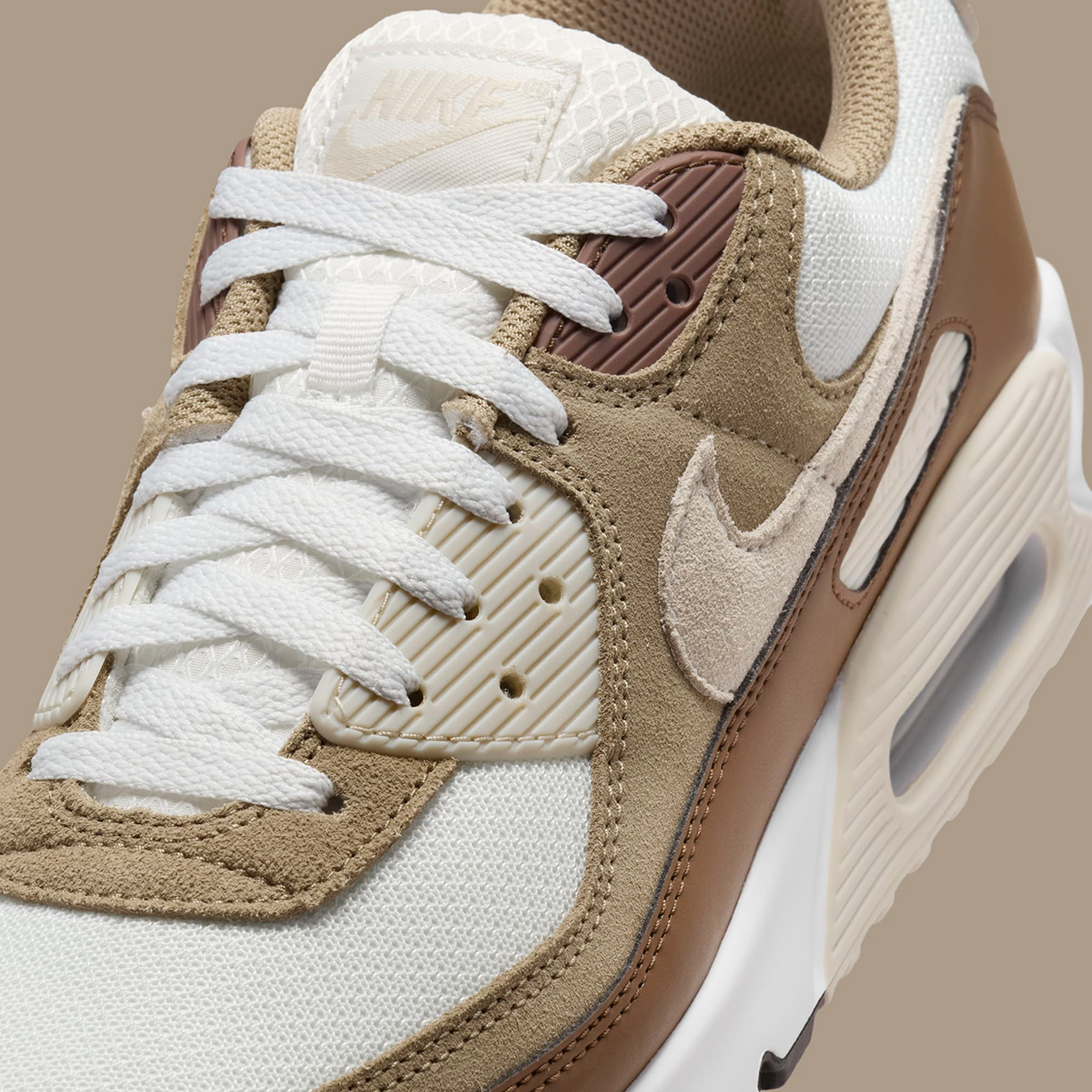 Nike Air Max 90 White Light British Tan Brown Dm0029 109 4