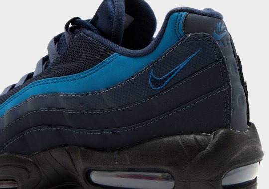 The Nike Air Max 95 "Obsidian" Comes With "Harbor Blue" Accents