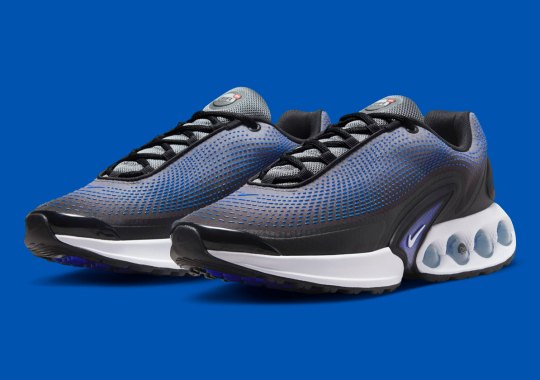The Nike Air Max Dn Sports A Gradient Upper With “Racer Blue” Accents