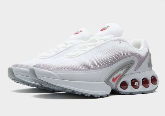 “University Red” Air Chambers Touch Up The Nike Air Max Dn
