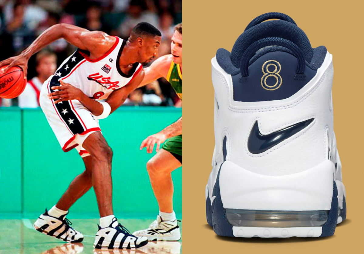 Scottie Pippen's Nike Air More Uptempo "Olympic" Is Available Now