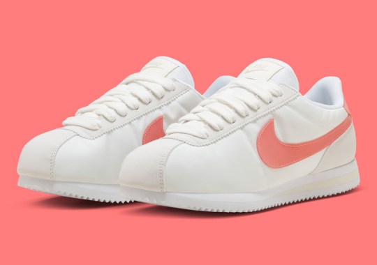 The Nike flair Cortez Rocks A Classic Mix of "Sail" & Pink