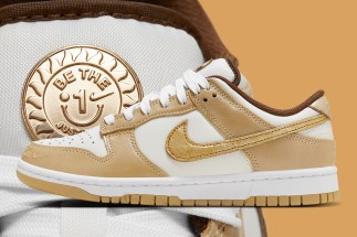 The neon Nike Dunk Low “Be The One” Goes For Gold