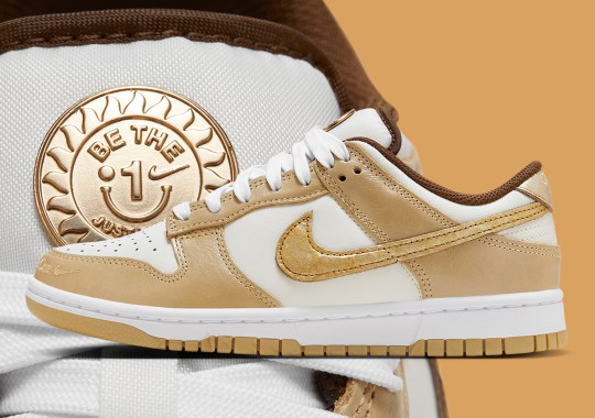 nike dunk low be the one gold hm3695 071 10