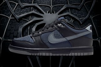 nike dunk low gs black spider man release date 1