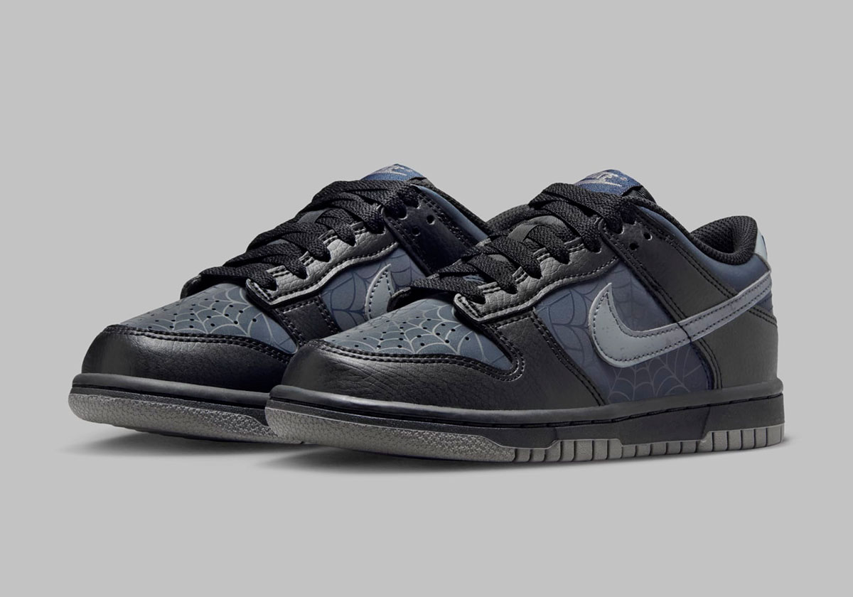 Nike kobe Dunk Low Gs Black Spider Man Release Date 3