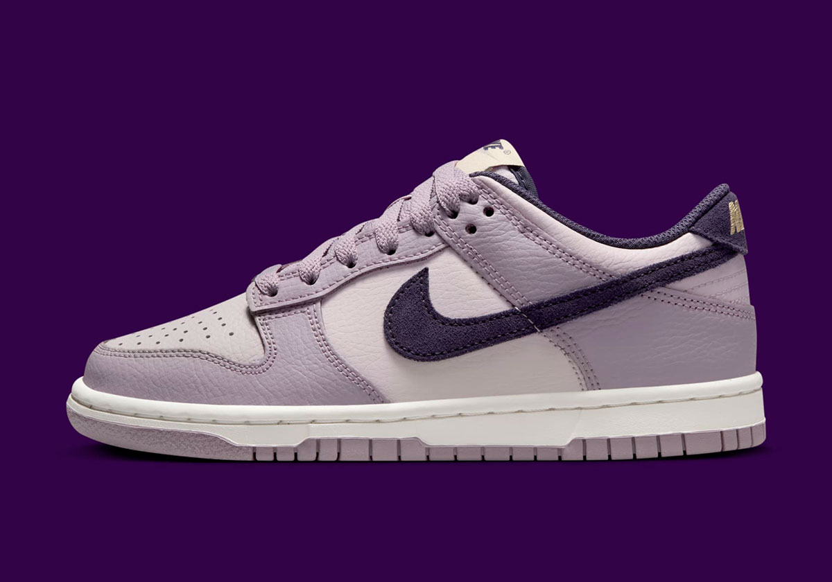 nike dunk low gs light violet ore platinum violet hq3573 202 3