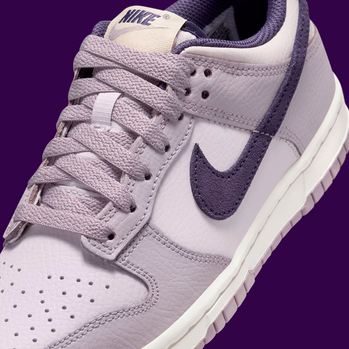 nike dunk low gs light violet ore platinum violet hq3573 202 6