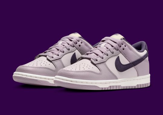 Pastel Colors & “Light Violet Ore” Dance On This Kids’ Nike Dunk Low