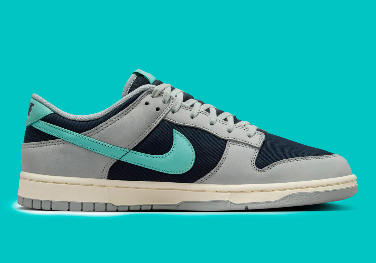 Nike Dunk Low Light Pumice Dark Obsidian Coconut Milk Green Frost Fb8895 001 6