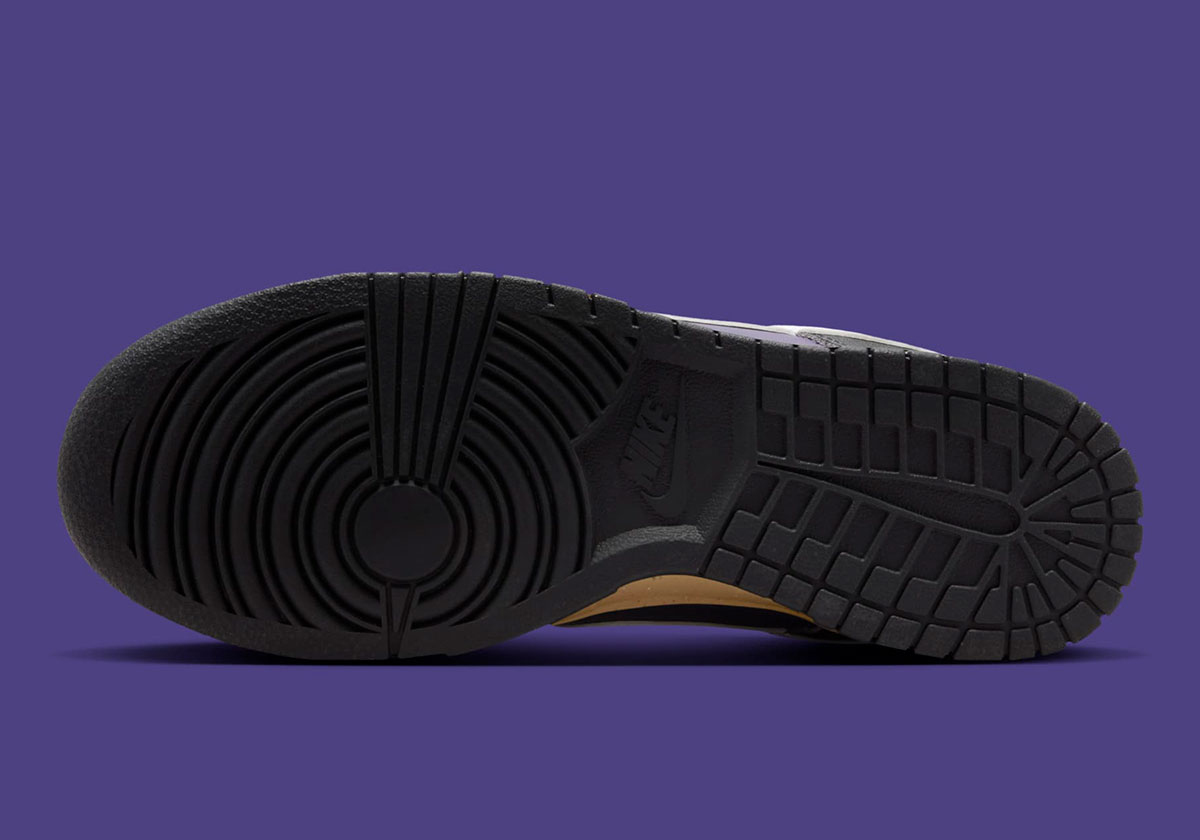 nike dunk low purple and black