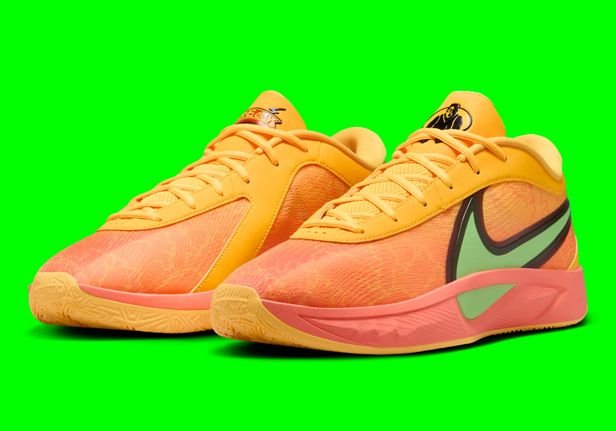 Nike Zoom Freak 6 Orange Green SneakerNews