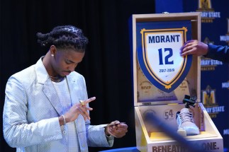 Ja Morant Inducted Into Murray State HOF; Receives Special Nike Ja 2 Gift