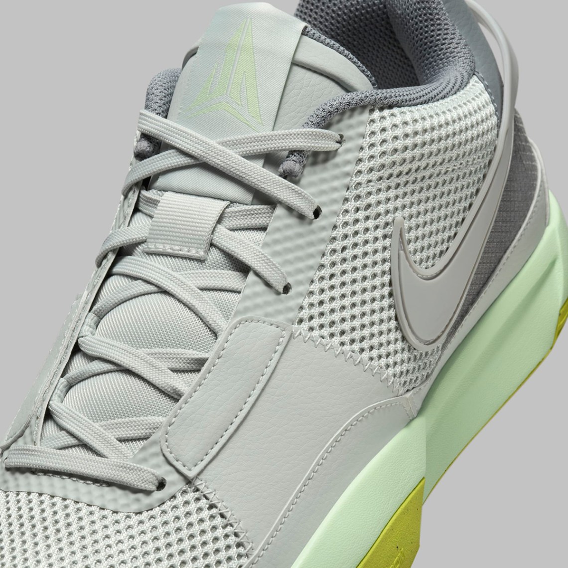 Nike JA 1 Basketball Sneakers Mens Size 10 Gray Lime Green Shoes FQ4796 003 NWOB Nike JA 1 Basketball Shoe Sz 15 Light Silver Grey Cyber  main image 4