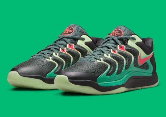 The Nike KD 17 “Easy Money Sniper” Features Glow In The Dark Bottoms