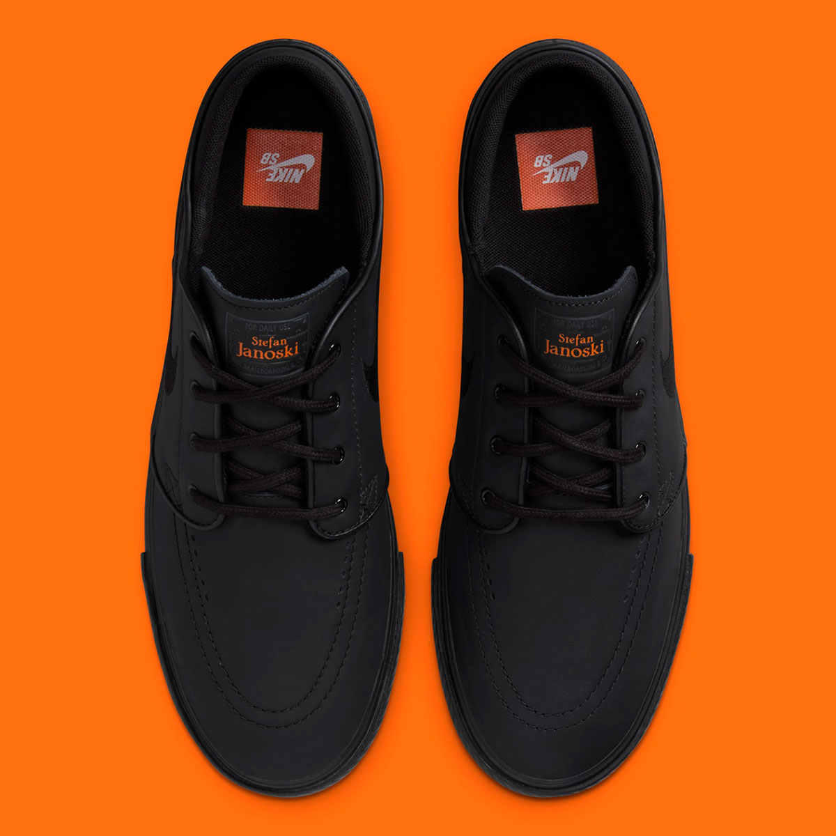 Nike Sb Stefan Janoski Iso Black Anthracite Safety Orange Fq7621 001 5