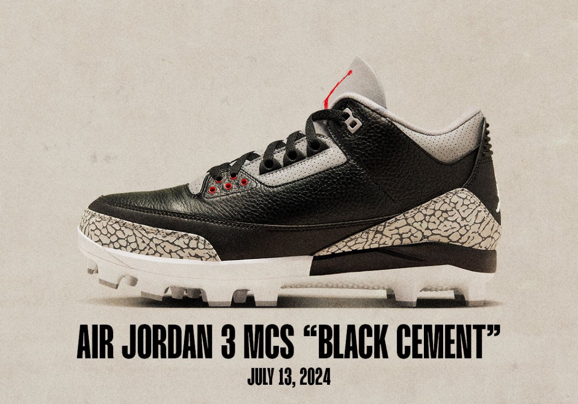 Sneaker Releases July 7 July 13 2024 Air Jordan 3 Cleats