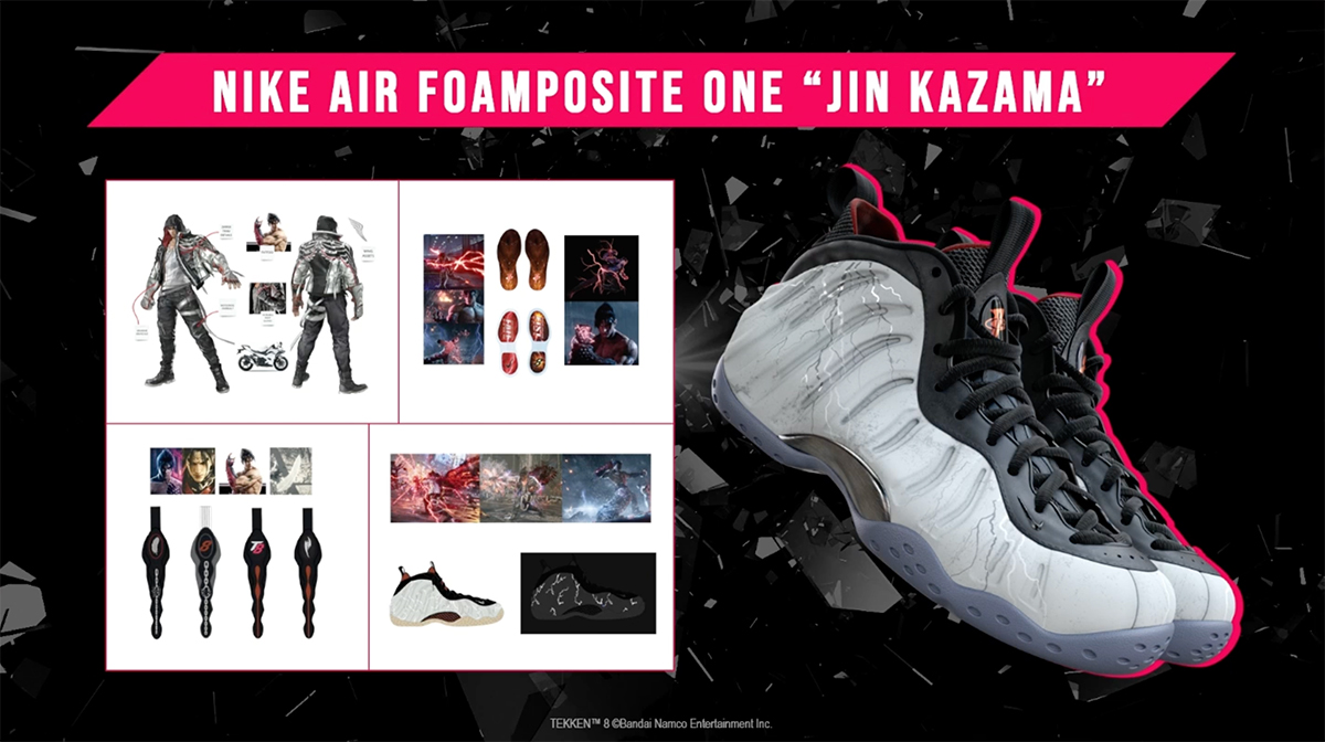 Tekken 8 tick Nike Air Foamposite One Jin 1