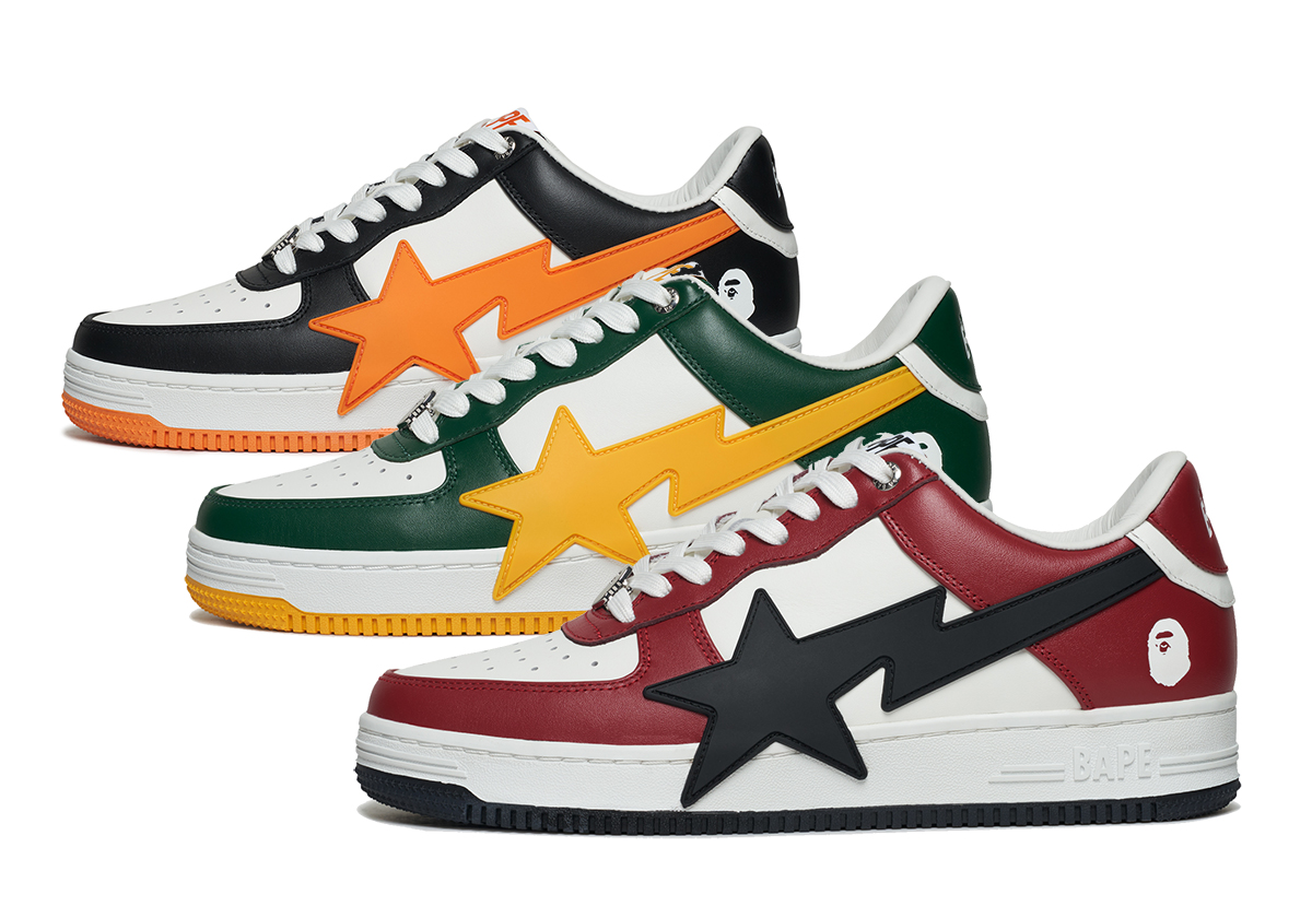 BAPE Set To Launch New Trio Of Oversized Bape Sta Colorways