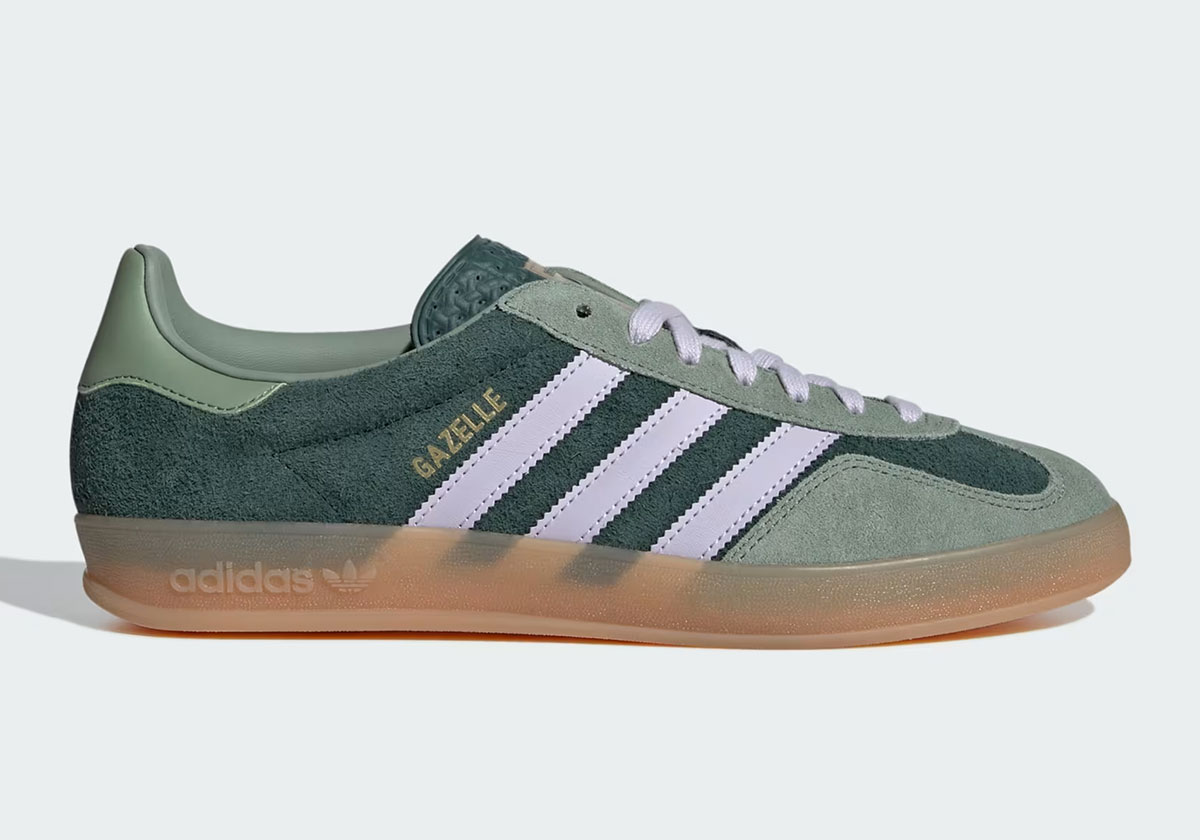 Adidas Gazelle Indoor Mineral Green Silver Dawn Silver Green Ji0323 1