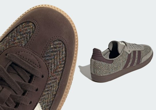 The adidas Samba "Tweed Pack" Is Covered In Herringbone Wool